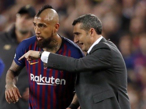 Valverde explica el porqué Vidal venía desde la banca