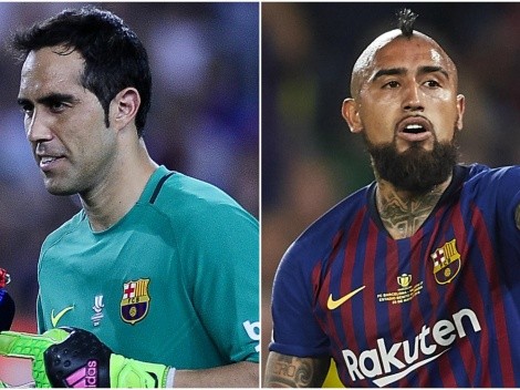 Barcelona incluye a Bravo y Vidal en su 11 ideal de sudamericanos
