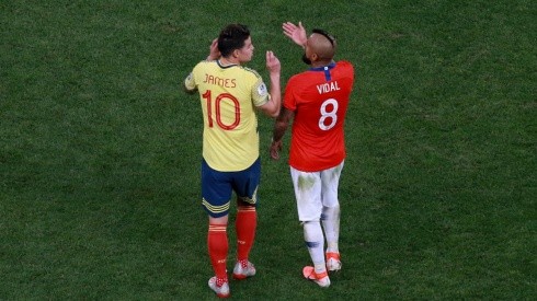 El King con James en la Copa América.