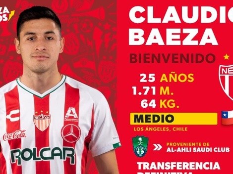 Claudio Baeza es oficializado como el nuevo refuerzo del Necaxa