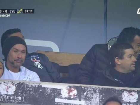 Chino Ríos está en el Monumental viendo a Colo Colo vs Everton