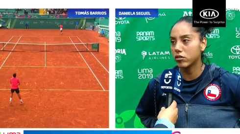 A Daniela Seguel le queda el dobles femenino junto a Alexa Guarachi