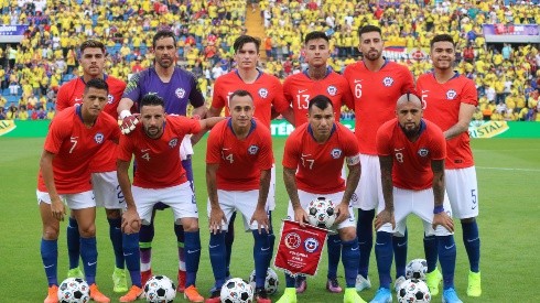 El once de Chile ante Colombia