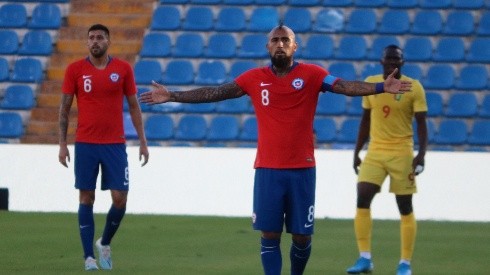 Vidal fue el capitán de Chile