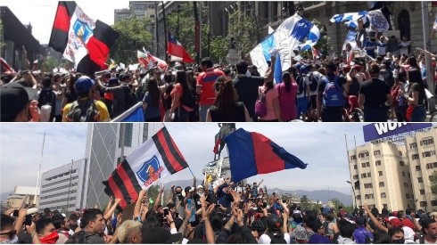 Hinchas unidos por un Chile mejor