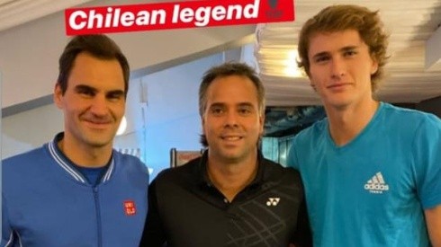 Zverev junto a González y Federer