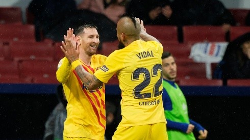 Vidal y Messi