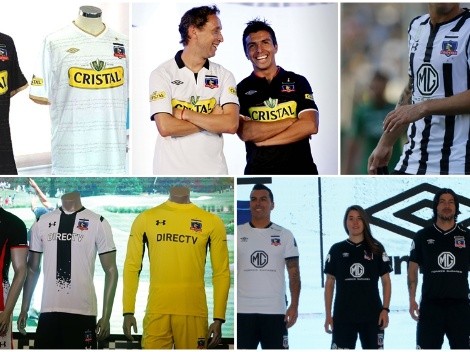 Las camisetas de Colo Colo la última década