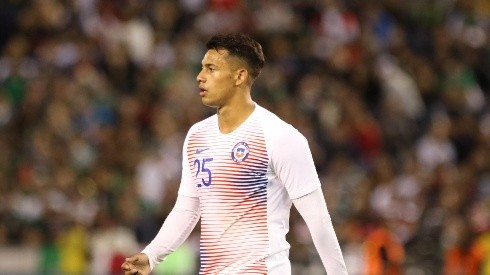 Morales en su debut por la selección chilena