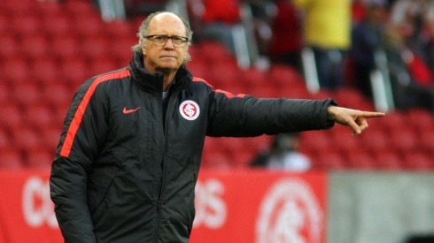Falcao como entrenador en su último paso por Internacional de Porto Alegre.