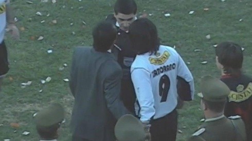 Zamorano reaccionó de la peor forma contra Charlos Chandía.