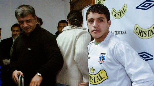 Alexis Sánchez fue presentado un 11 de julio de 2006 en Colo Colo