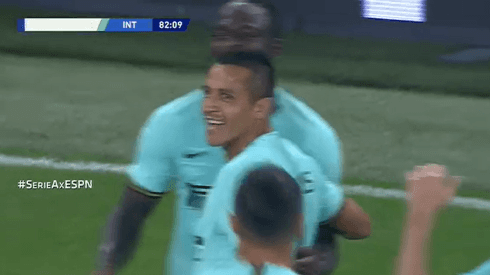 Alexis Sánchez marca presencia en triunfo del Inter