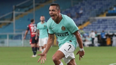 Alexis Sánchez está prendido en el Inter