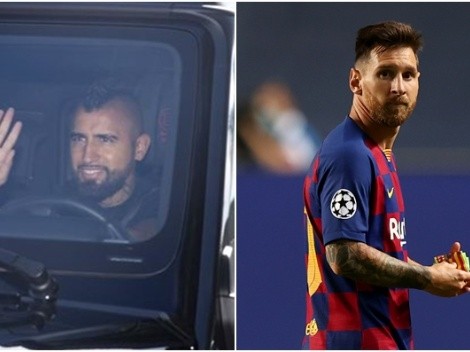 Vidal se presenta sin Messi al inicio de la pretemporada con Barcelona