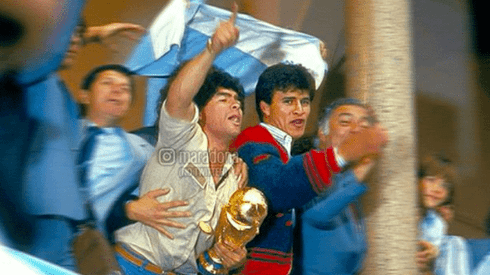 Maradona compartió una imagen inédita junto al Bichi Borghi.