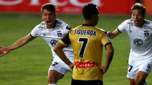 Luciano Arriagada anotó el 2-2 final ante Coquimbo Unido.
