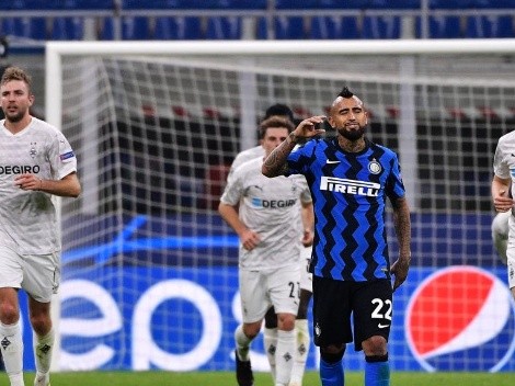 Inter apenas salva un empate en Champions con Vidal y Alexis titulares