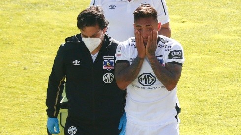 Marcos Bolados y el llanto tras su lesión