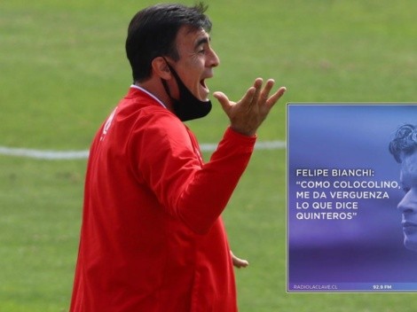 Felipe Bianchi: “Me da vergüenza lo que dice Quinteros”