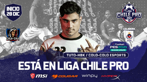 Colo-Colo eSports dirá presente en la primera Liga Chile Pro de PES 2021