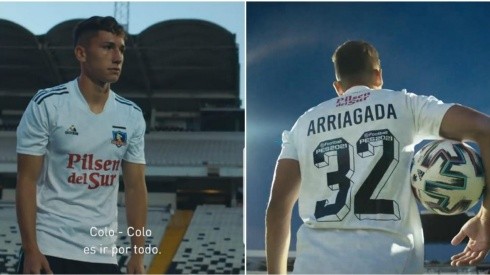 Luciano Arriagada fue el primero en lucir la camiseta | Foto: captura