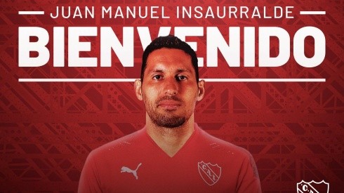 Juan Manuel Insaurralde es nuevo refuerzo de Independiente