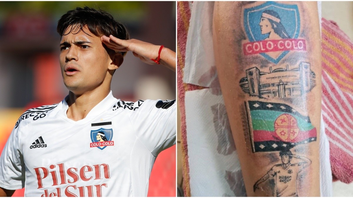 Colo Colo: Hincha del Cacique la rompe toda con jugado tatuaje de Pablo  Solari y su que salvó a los albos del descenso | Dale Albo