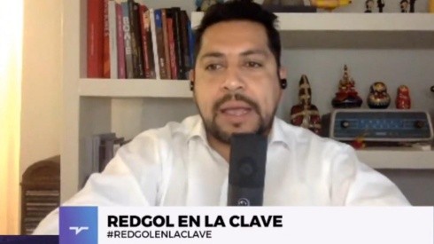 Rodrigo Herrera periodista Redgol en La Clave | Foto: captura