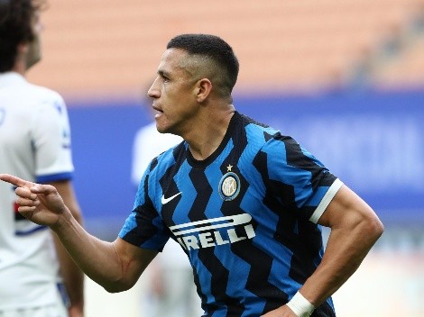 Alexis Sánchez maravilla con un doblete en goleada el Inter