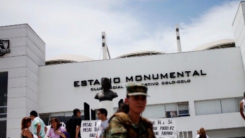 El estadio Monumental será sede de votación en la comuna de Macul | Foto: Agencia Uno