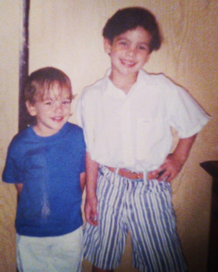 Matías Zaldivia, el de azul