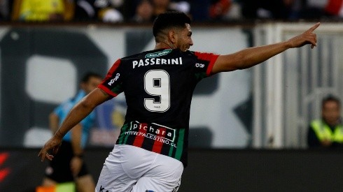 Lucas Passerini anotó 16 goles en 2019 con la camiseta de Palestino.