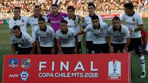 El plantel de Colo Colo finalista en 2016.