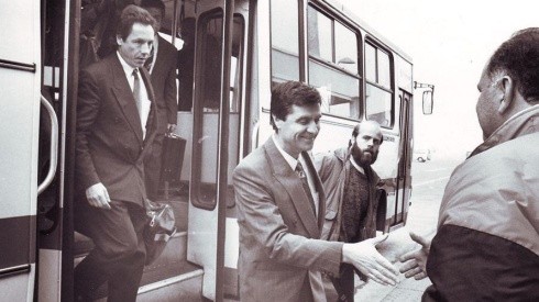 Jozic en su arribo al país en 1990. (Foto: Archivo)