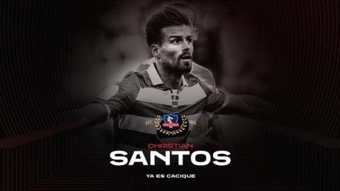 Oficial: Colo Colo confirma la llegada de Christian Santos.