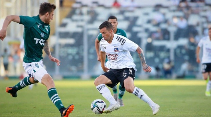 Gabi Costa anotó un golazo en el triunfo sobre Santiago Wanderers. | Foto: Colo Colo.