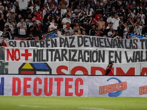 ANFP cita a Colo Colo por lienzos políticos vs Melipilla