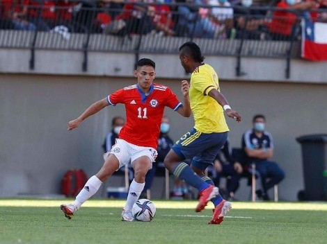 Gol de Joan Cruz no fue suficiente y Chile sub 20 cae con Colombia
