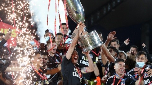 Gabriel Suazo ya levantó como capitán la Copa Chile 2021.