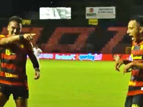 El Búfalo Parraguez le “regaló” un gol a compañero en el Sport Recife