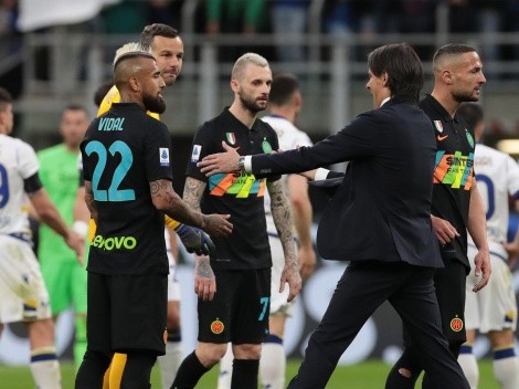 Con Vidal en cancha, Inter derrotó a Verona y dejó la Serie A de infarto