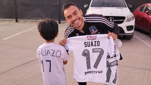 Lorenzo junto a Gabriel Suazo