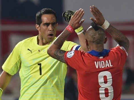 Puro amor: El saludo de Vidal a Bravo por ganar la Copa del Rey