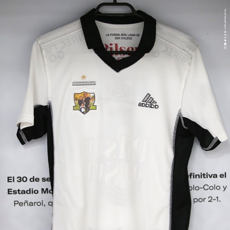 El lindo detalle de la camisetas del Cacique | Imagen: Colo Colo