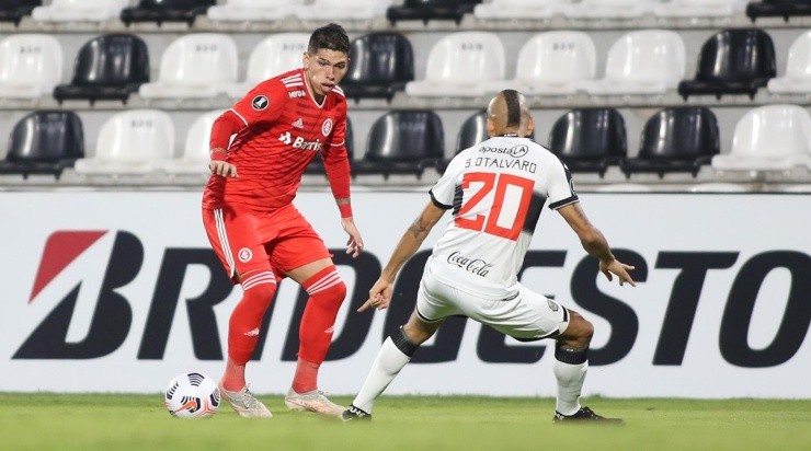Palacios jugó35 partidos en el año que alacanzó a estar en el Inter de Porto Alegre. | Foto: Agencia UNO.
