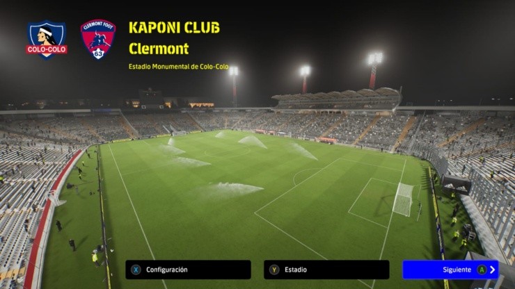 Así se ve el estadio Monumental en el eFootball 2022. Créditos: Felipe Kaponi.