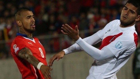 Vidal tuvo una pequeña reacción tras el fracaso peruano.