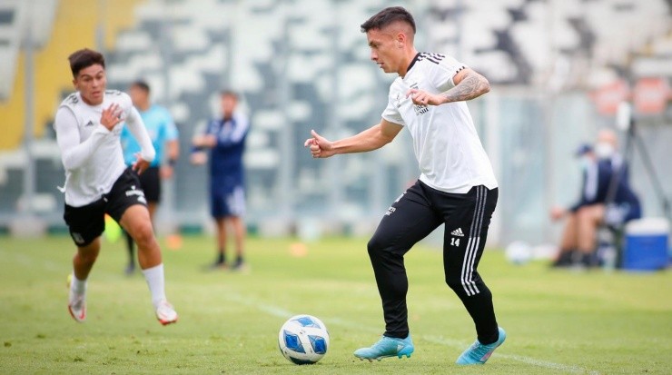 Zavala tuvo un rol más secundario en al primera mitad del 2022 si se compara con los demás refuerzos. | Foto: Colo Colo.