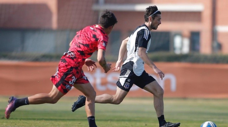 Marco Rojas está cerca de ponerse a punto físicamente en el Cacique. | Foto: Colo Colo.